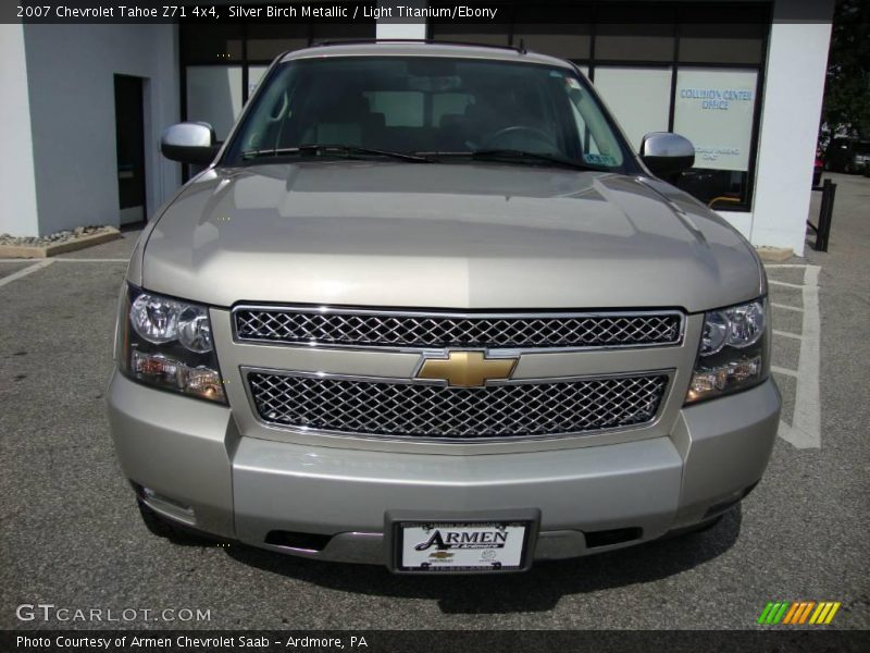 Silver Birch Metallic / Light Titanium/Ebony 2007 Chevrolet Tahoe Z71 4x4