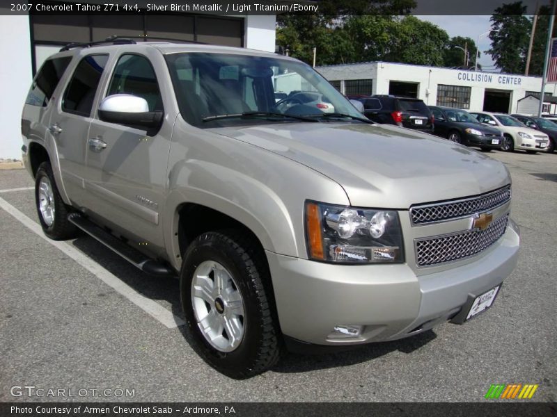 Silver Birch Metallic / Light Titanium/Ebony 2007 Chevrolet Tahoe Z71 4x4