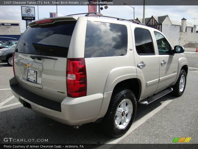 Silver Birch Metallic / Light Titanium/Ebony 2007 Chevrolet Tahoe Z71 4x4