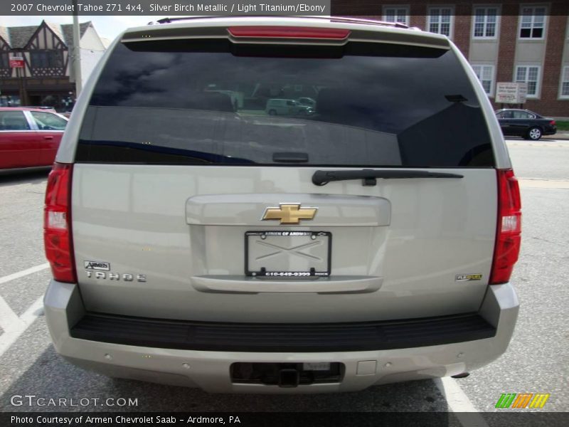 Silver Birch Metallic / Light Titanium/Ebony 2007 Chevrolet Tahoe Z71 4x4