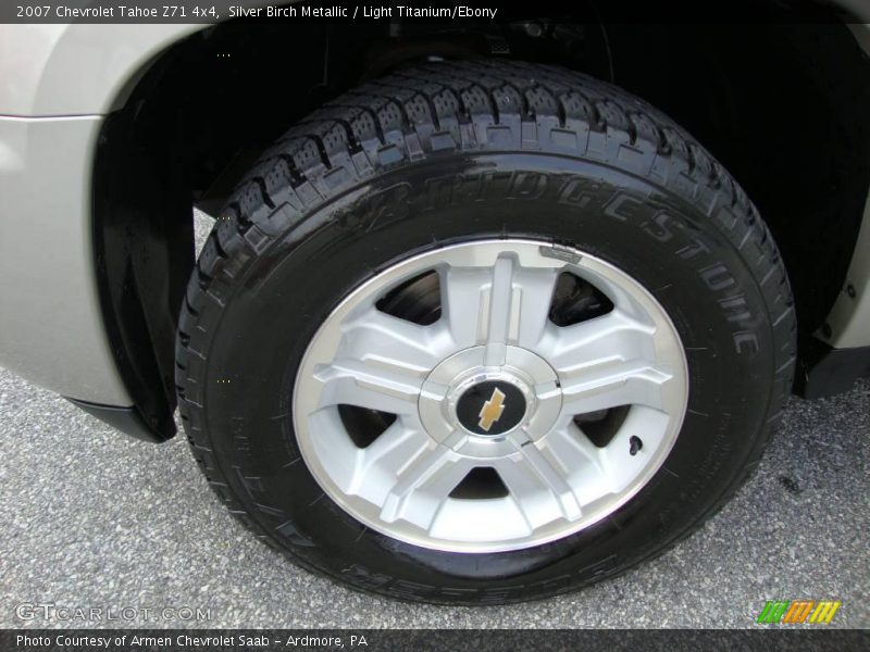 Silver Birch Metallic / Light Titanium/Ebony 2007 Chevrolet Tahoe Z71 4x4
