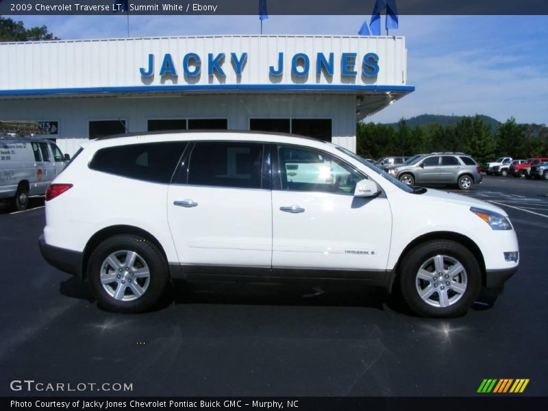 Summit White / Ebony 2009 Chevrolet Traverse LT