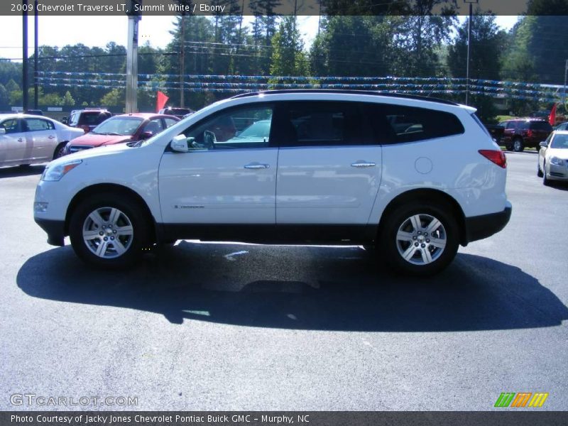 Summit White / Ebony 2009 Chevrolet Traverse LT