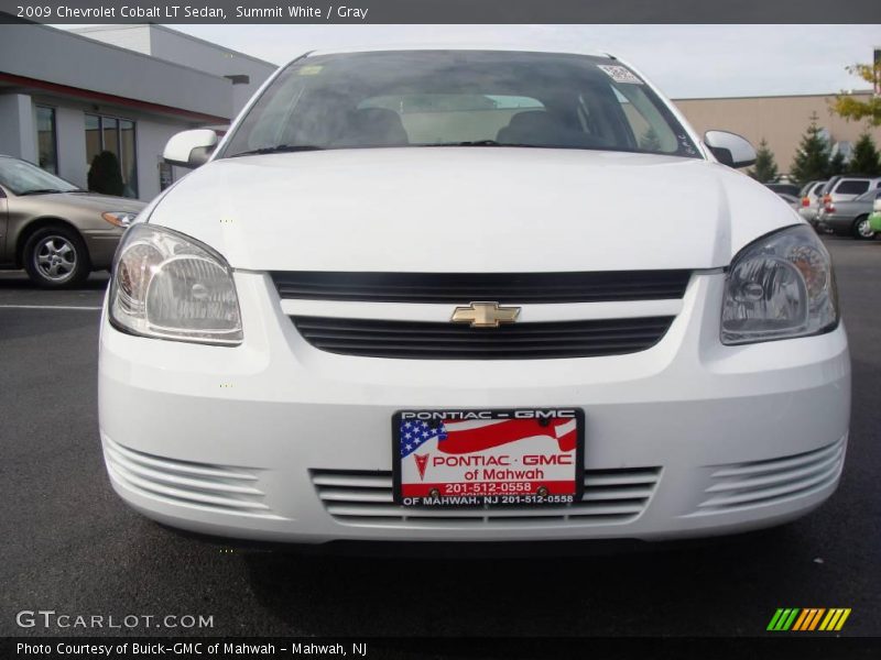 Summit White / Gray 2009 Chevrolet Cobalt LT Sedan