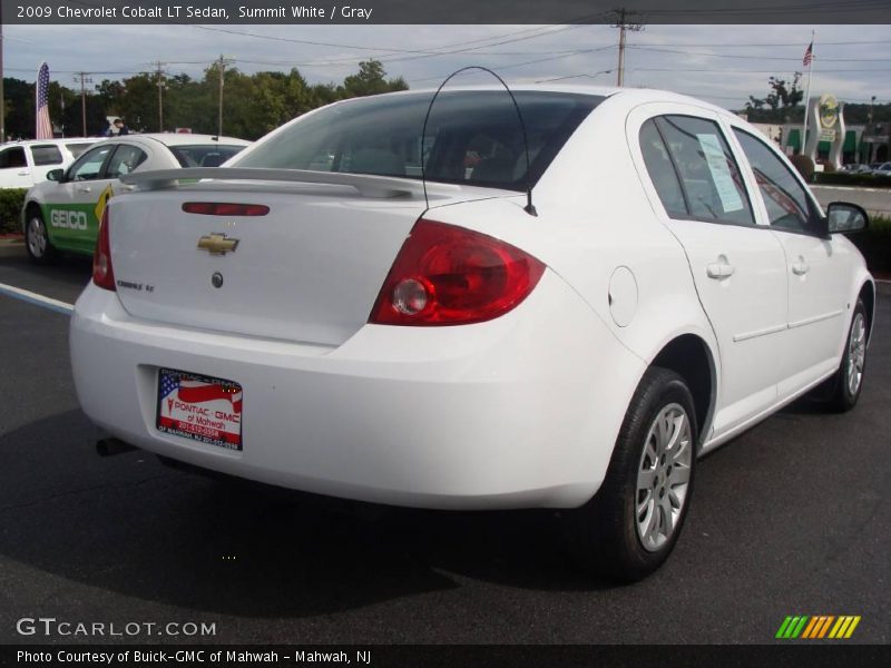 Summit White / Gray 2009 Chevrolet Cobalt LT Sedan