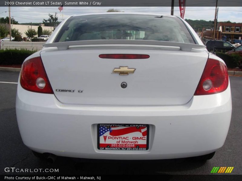 Summit White / Gray 2009 Chevrolet Cobalt LT Sedan