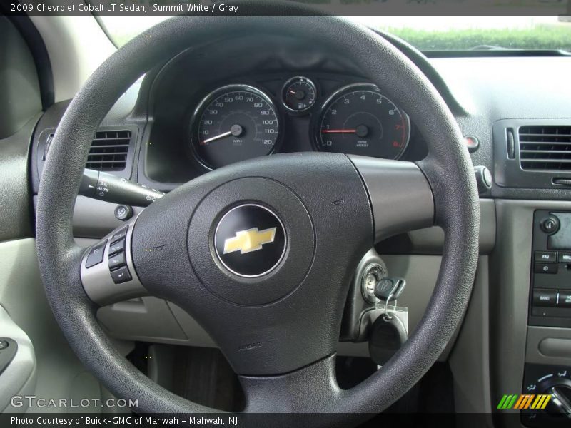 Summit White / Gray 2009 Chevrolet Cobalt LT Sedan