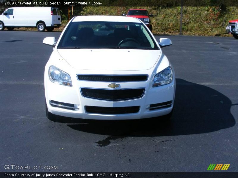Summit White / Ebony 2009 Chevrolet Malibu LT Sedan