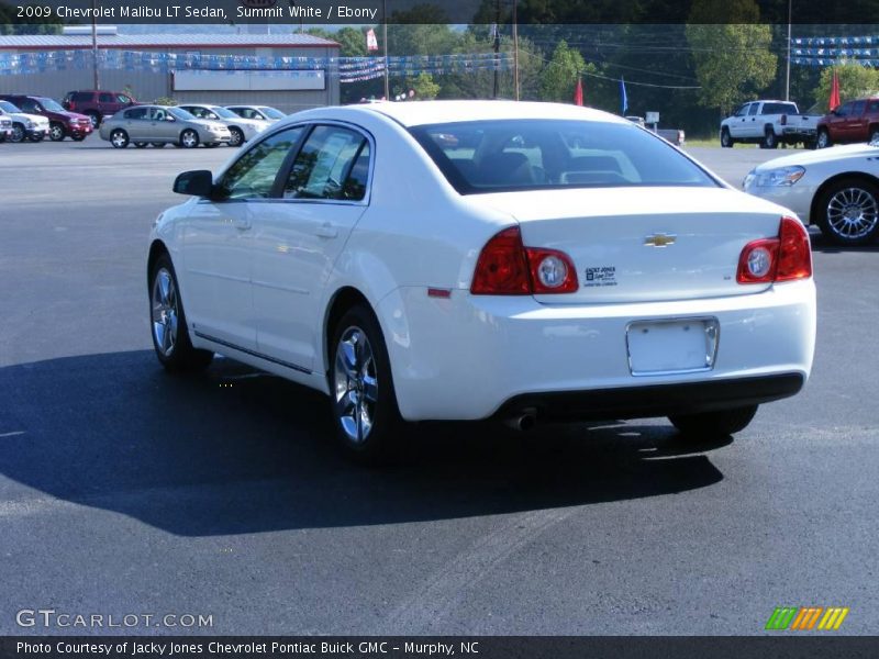Summit White / Ebony 2009 Chevrolet Malibu LT Sedan