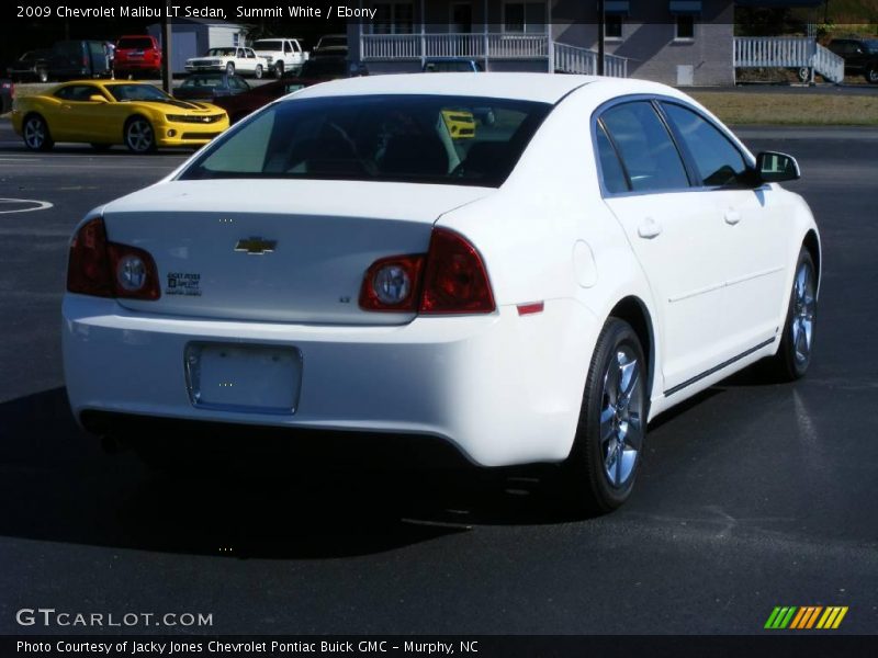 Summit White / Ebony 2009 Chevrolet Malibu LT Sedan