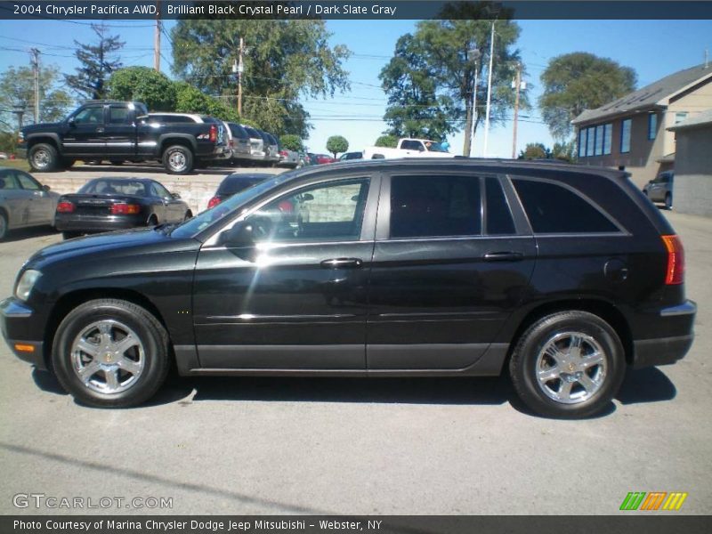 Brilliant Black Crystal Pearl / Dark Slate Gray 2004 Chrysler Pacifica AWD