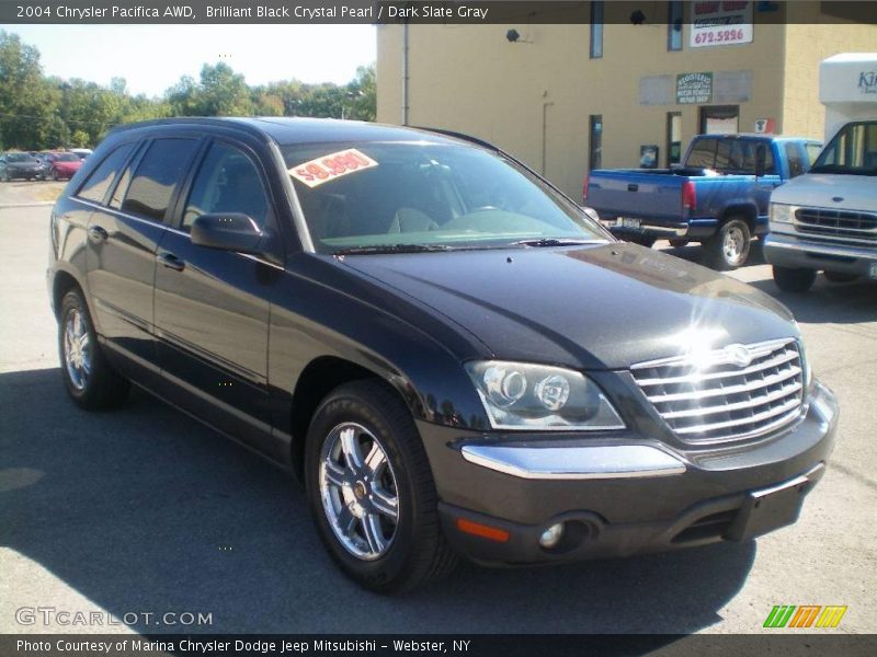 Brilliant Black Crystal Pearl / Dark Slate Gray 2004 Chrysler Pacifica AWD