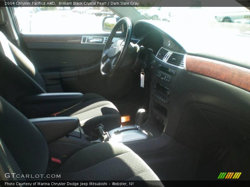 Brilliant Black Crystal Pearl / Dark Slate Gray 2004 Chrysler Pacifica AWD