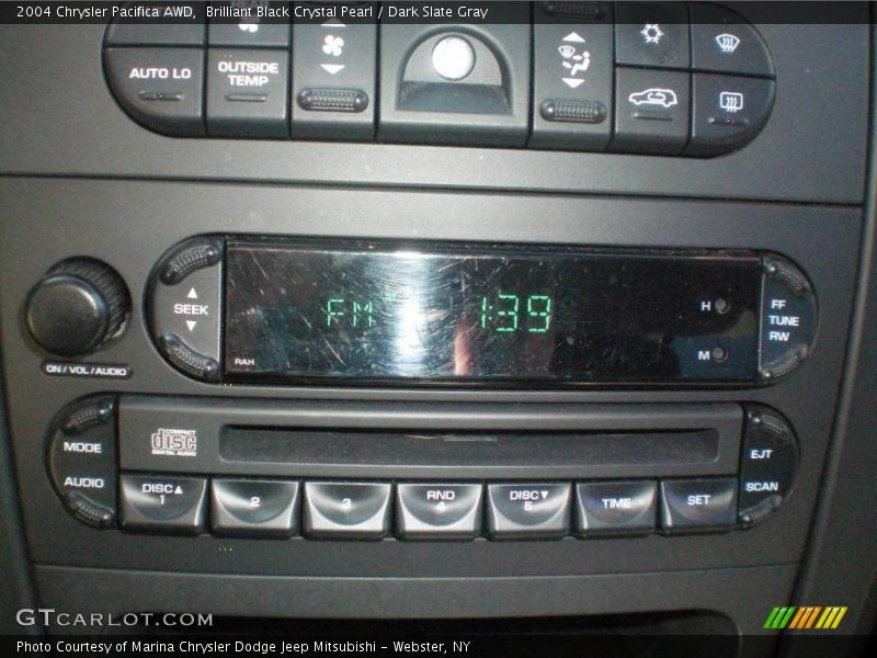 Brilliant Black Crystal Pearl / Dark Slate Gray 2004 Chrysler Pacifica AWD