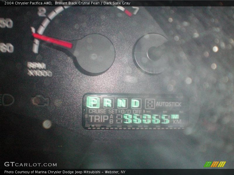 Brilliant Black Crystal Pearl / Dark Slate Gray 2004 Chrysler Pacifica AWD