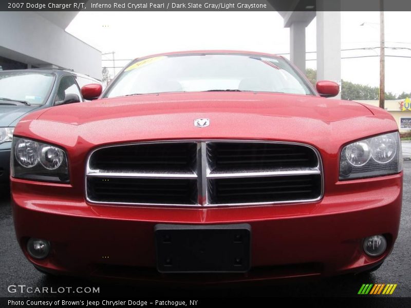Inferno Red Crystal Pearl / Dark Slate Gray/Light Graystone 2007 Dodge Charger R/T