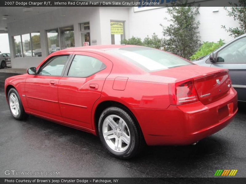 Inferno Red Crystal Pearl / Dark Slate Gray/Light Graystone 2007 Dodge Charger R/T