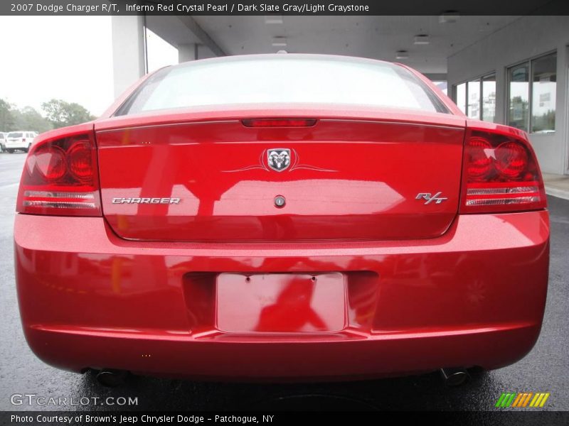 Inferno Red Crystal Pearl / Dark Slate Gray/Light Graystone 2007 Dodge Charger R/T