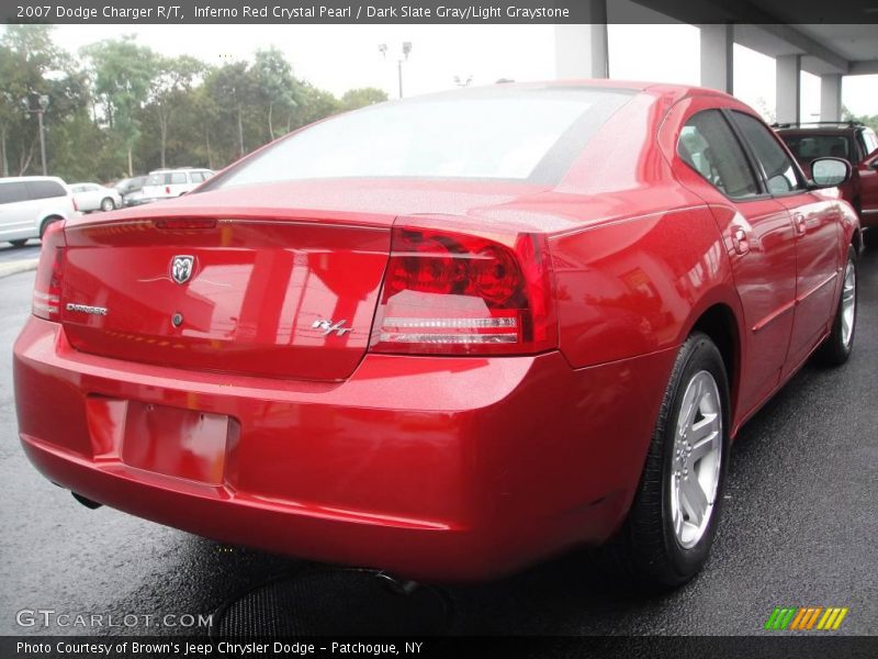 Inferno Red Crystal Pearl / Dark Slate Gray/Light Graystone 2007 Dodge Charger R/T