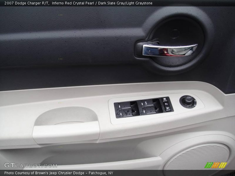 Inferno Red Crystal Pearl / Dark Slate Gray/Light Graystone 2007 Dodge Charger R/T