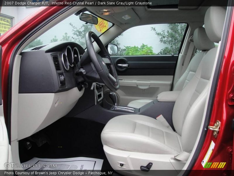Inferno Red Crystal Pearl / Dark Slate Gray/Light Graystone 2007 Dodge Charger R/T