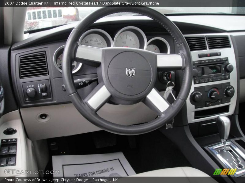 Inferno Red Crystal Pearl / Dark Slate Gray/Light Graystone 2007 Dodge Charger R/T