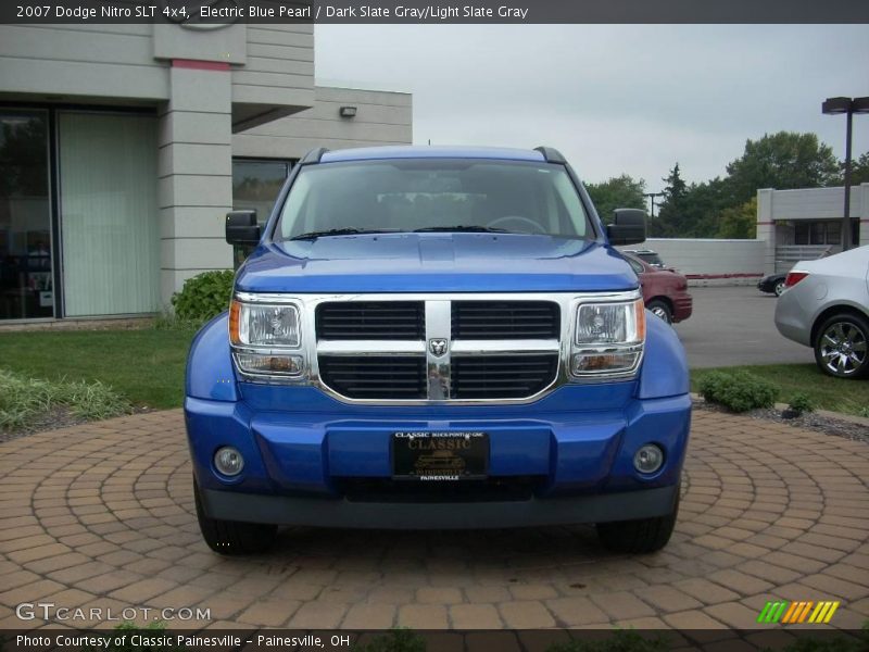 Electric Blue Pearl / Dark Slate Gray/Light Slate Gray 2007 Dodge Nitro SLT 4x4