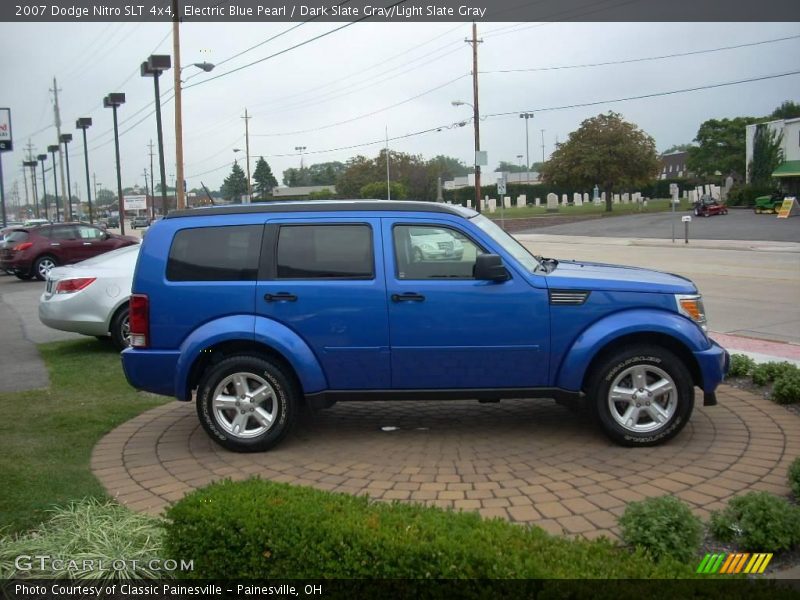 Electric Blue Pearl / Dark Slate Gray/Light Slate Gray 2007 Dodge Nitro SLT 4x4