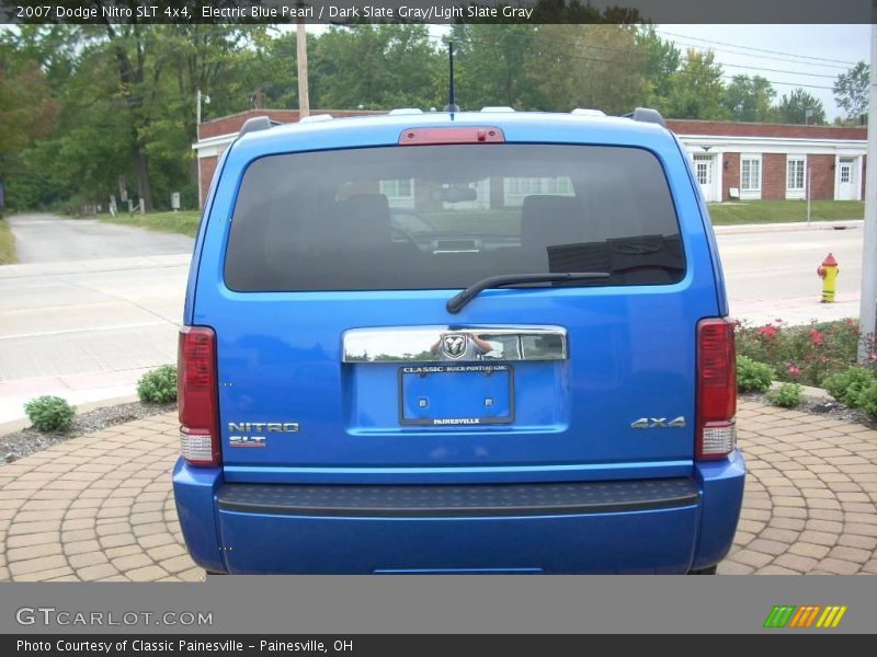 Electric Blue Pearl / Dark Slate Gray/Light Slate Gray 2007 Dodge Nitro SLT 4x4
