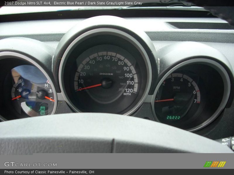 Electric Blue Pearl / Dark Slate Gray/Light Slate Gray 2007 Dodge Nitro SLT 4x4