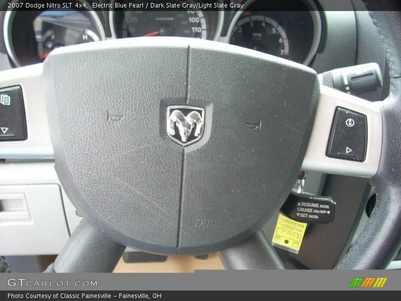 Electric Blue Pearl / Dark Slate Gray/Light Slate Gray 2007 Dodge Nitro SLT 4x4