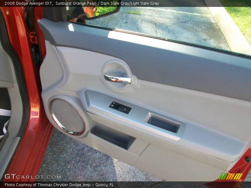 Sunburst Orange Pearl / Dark Slate Gray/Light Slate Gray 2008 Dodge Avenger SXT