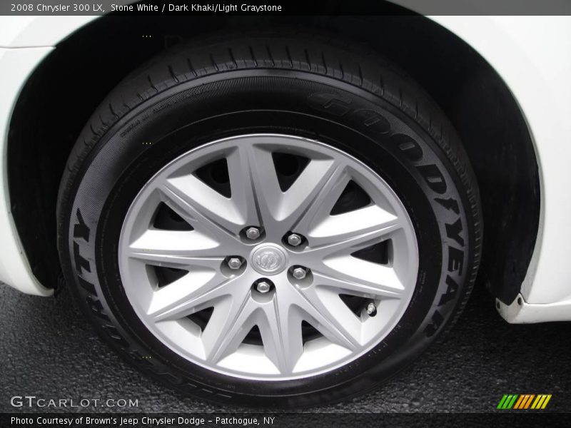 Stone White / Dark Khaki/Light Graystone 2008 Chrysler 300 LX