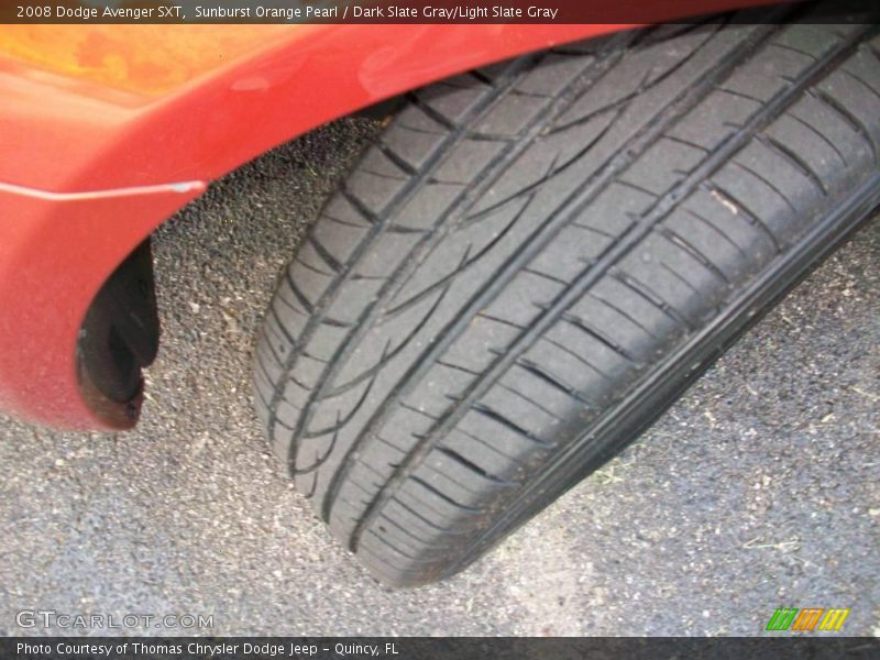 Sunburst Orange Pearl / Dark Slate Gray/Light Slate Gray 2008 Dodge Avenger SXT
