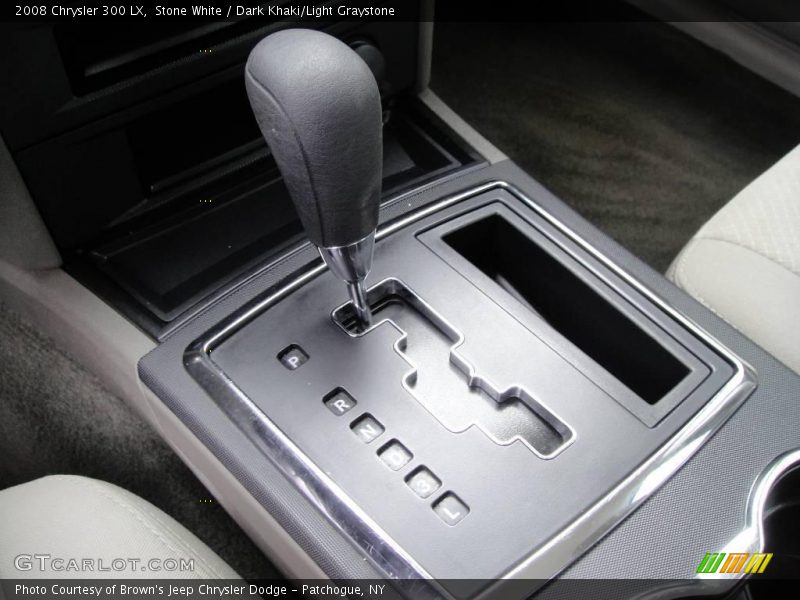 Stone White / Dark Khaki/Light Graystone 2008 Chrysler 300 LX