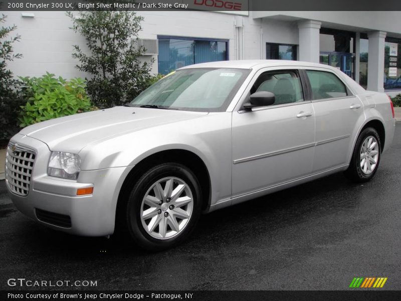 Bright Silver Metallic / Dark Slate Gray 2008 Chrysler 300 LX