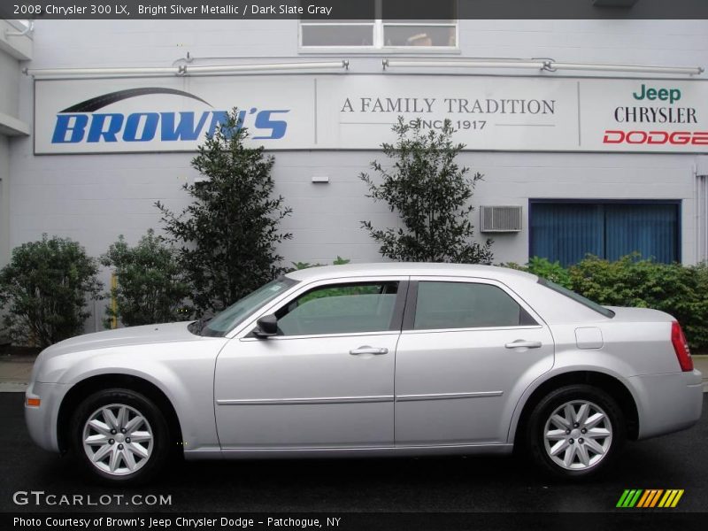 Bright Silver Metallic / Dark Slate Gray 2008 Chrysler 300 LX
