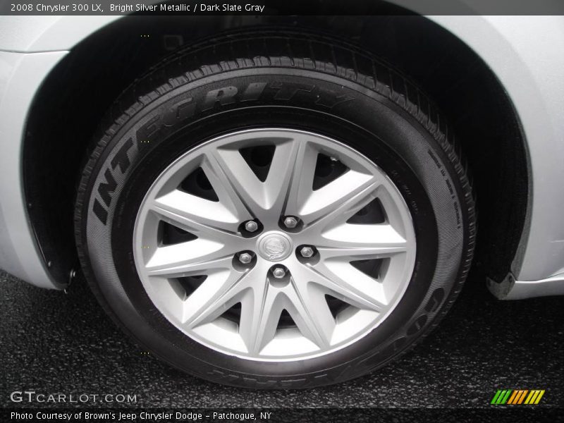 Bright Silver Metallic / Dark Slate Gray 2008 Chrysler 300 LX