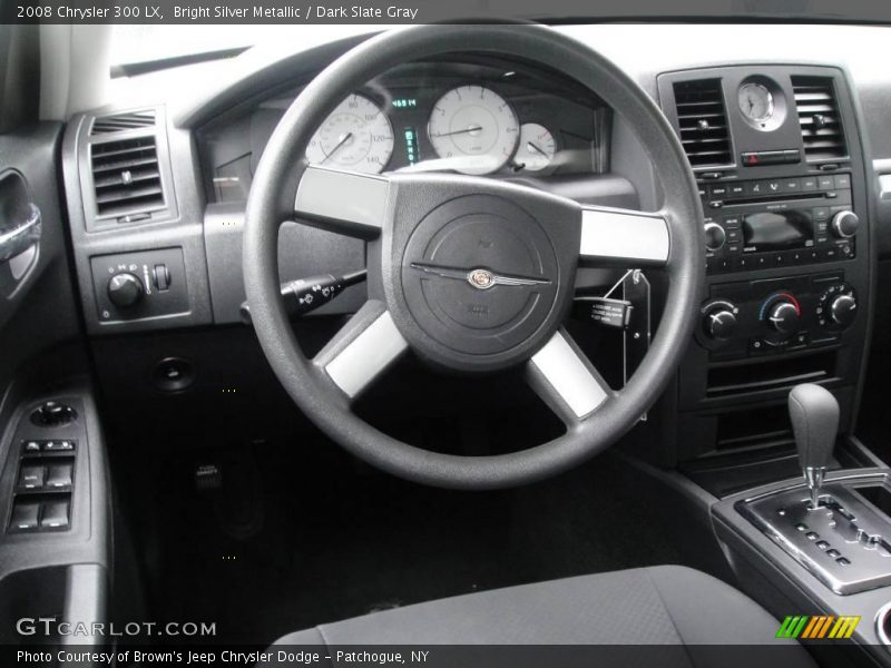 Bright Silver Metallic / Dark Slate Gray 2008 Chrysler 300 LX