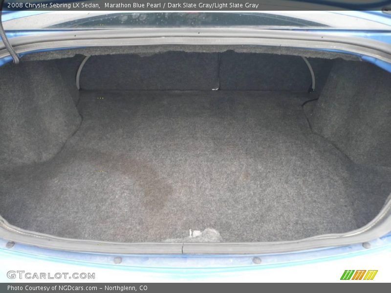 Marathon Blue Pearl / Dark Slate Gray/Light Slate Gray 2008 Chrysler Sebring LX Sedan