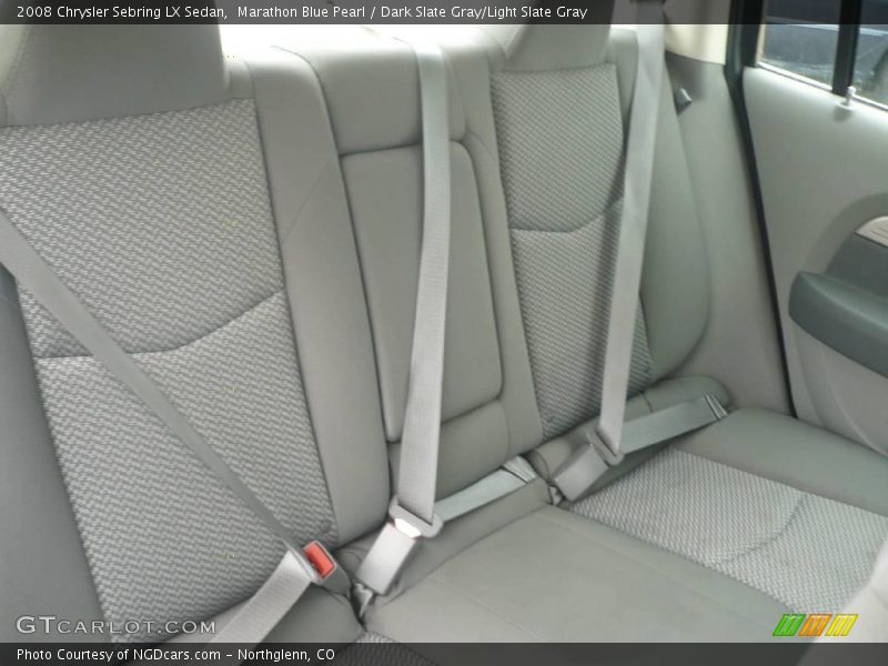 Marathon Blue Pearl / Dark Slate Gray/Light Slate Gray 2008 Chrysler Sebring LX Sedan