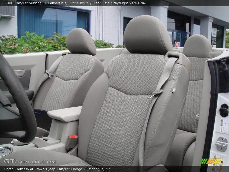 Stone White / Dark Slate Gray/Light Slate Gray 2008 Chrysler Sebring LX Convertible