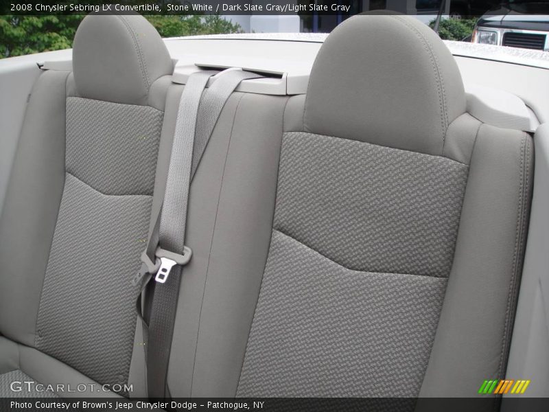 Stone White / Dark Slate Gray/Light Slate Gray 2008 Chrysler Sebring LX Convertible