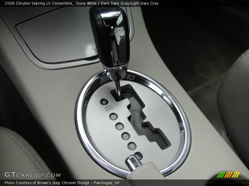 Stone White / Dark Slate Gray/Light Slate Gray 2008 Chrysler Sebring LX Convertible