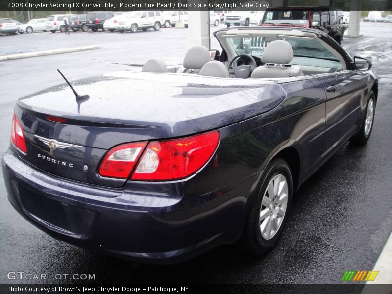 Modern Blue Pearl / Dark Slate Gray/Light Slate Gray 2008 Chrysler Sebring LX Convertible