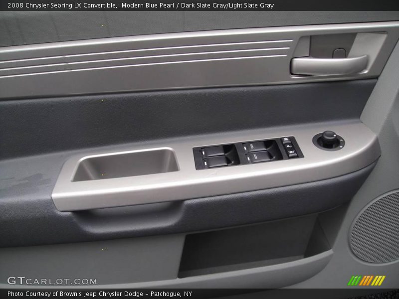 Modern Blue Pearl / Dark Slate Gray/Light Slate Gray 2008 Chrysler Sebring LX Convertible