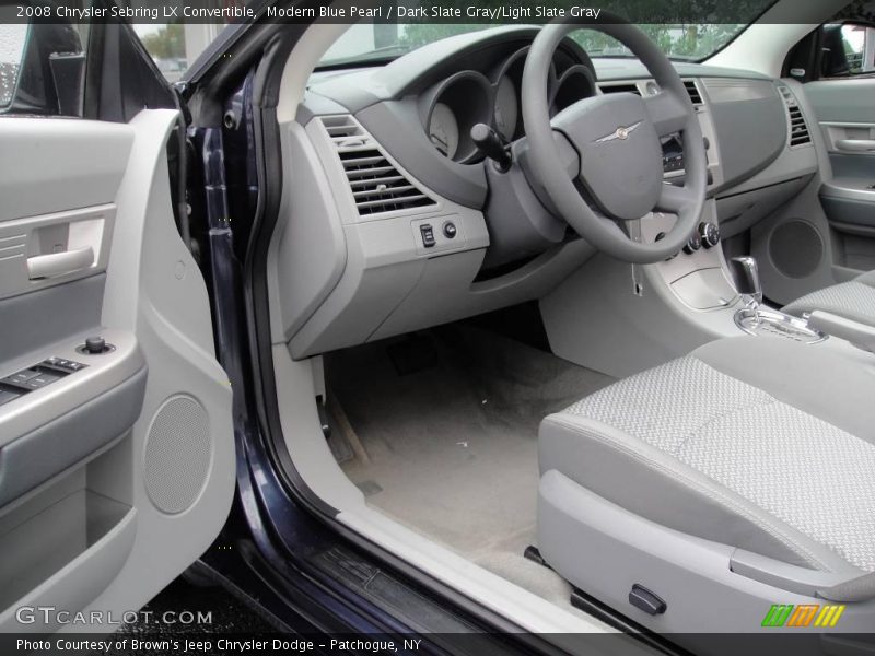 Modern Blue Pearl / Dark Slate Gray/Light Slate Gray 2008 Chrysler Sebring LX Convertible