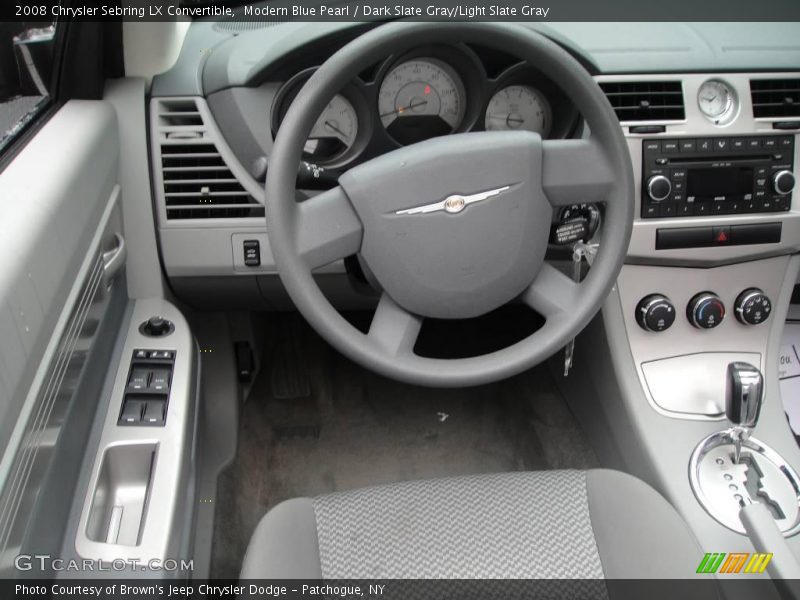 Modern Blue Pearl / Dark Slate Gray/Light Slate Gray 2008 Chrysler Sebring LX Convertible