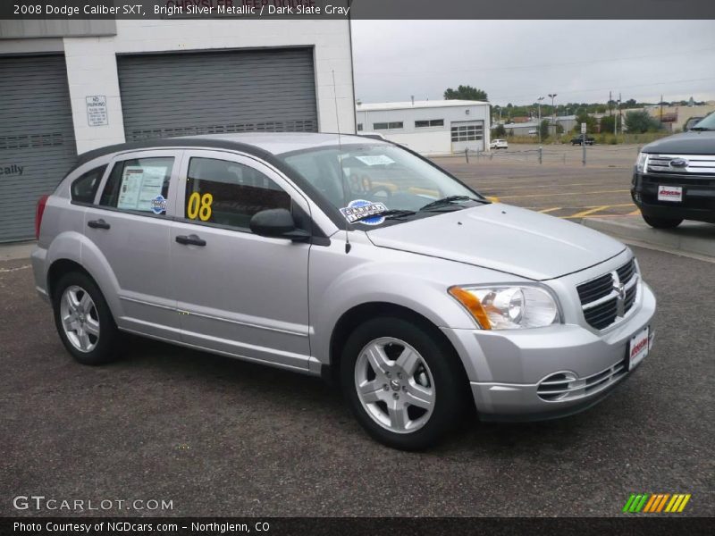 Bright Silver Metallic / Dark Slate Gray 2008 Dodge Caliber SXT