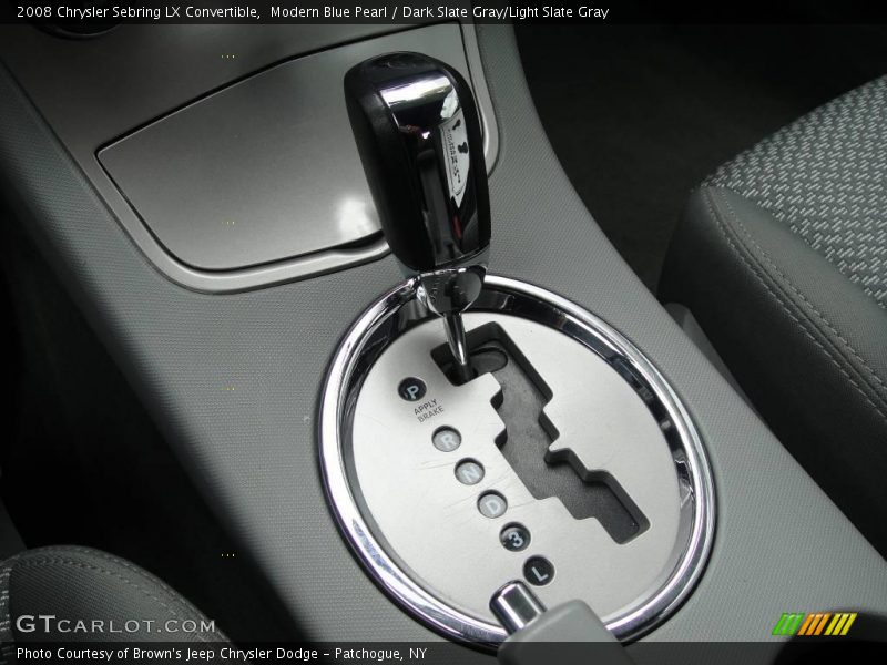Modern Blue Pearl / Dark Slate Gray/Light Slate Gray 2008 Chrysler Sebring LX Convertible